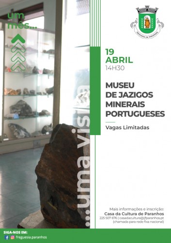 Um mês... uma visita | Museu de Jazigos Minerais Portugueses