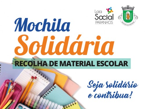 Mochila Solidária | Campanha de recolha de Material Escolar
