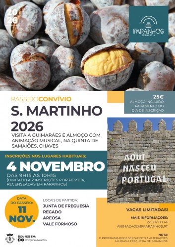Passeio Convívio... São Martinho 2026